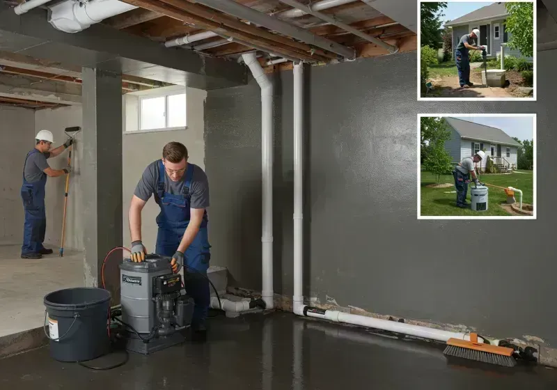 Basement Waterproofing and Flood Prevention process in Grantville, GA